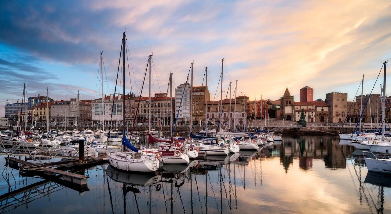 Las Terrazas De Gueeli 6 Pax Wifi - Garaje - Vistas - Vut-3391-As Gijón Exteriér fotografie